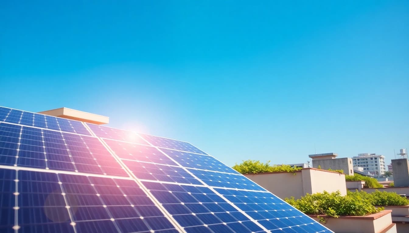 Optimale Standortwahl für eine Photovoltaikanlage Kaufen Wien auf einem Hausdach.