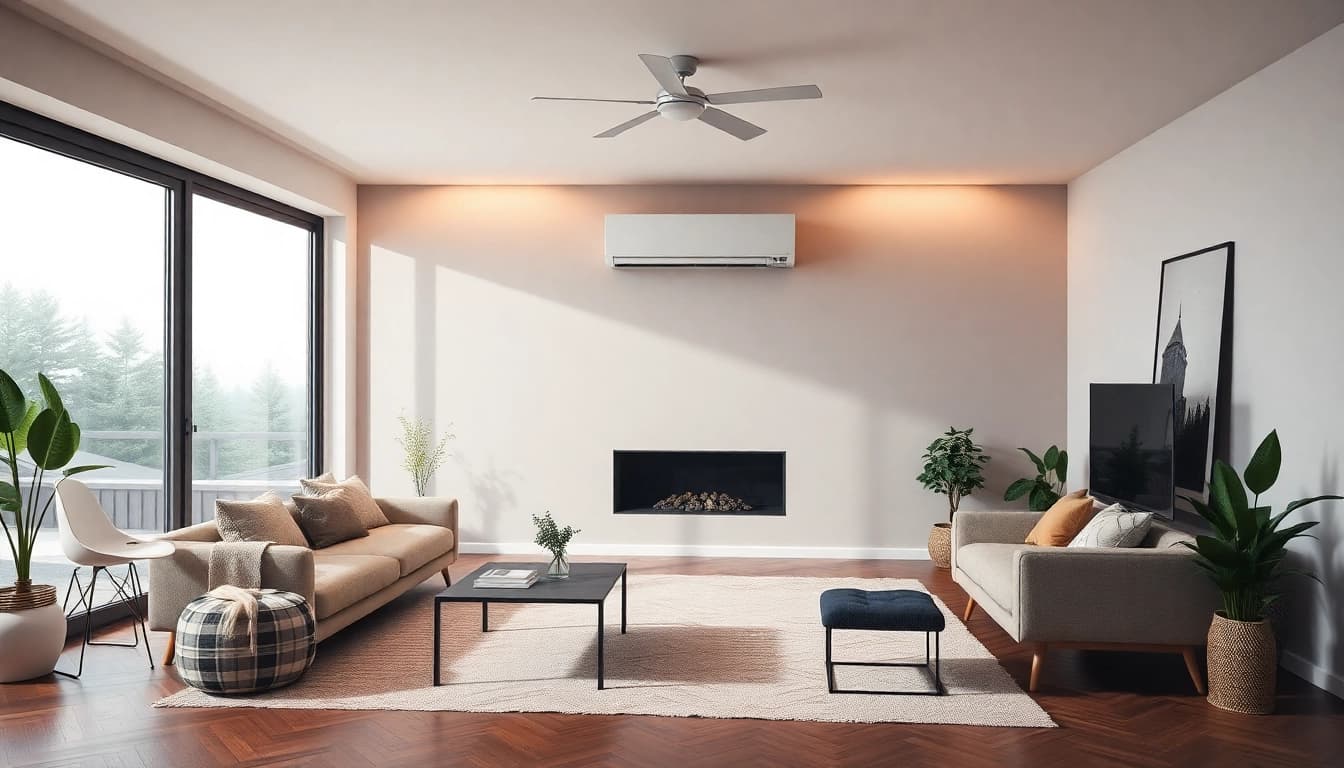 Klimaanlagen passen perfekt in moderne Wohnräume und bieten optimale Kühlung und Stil.