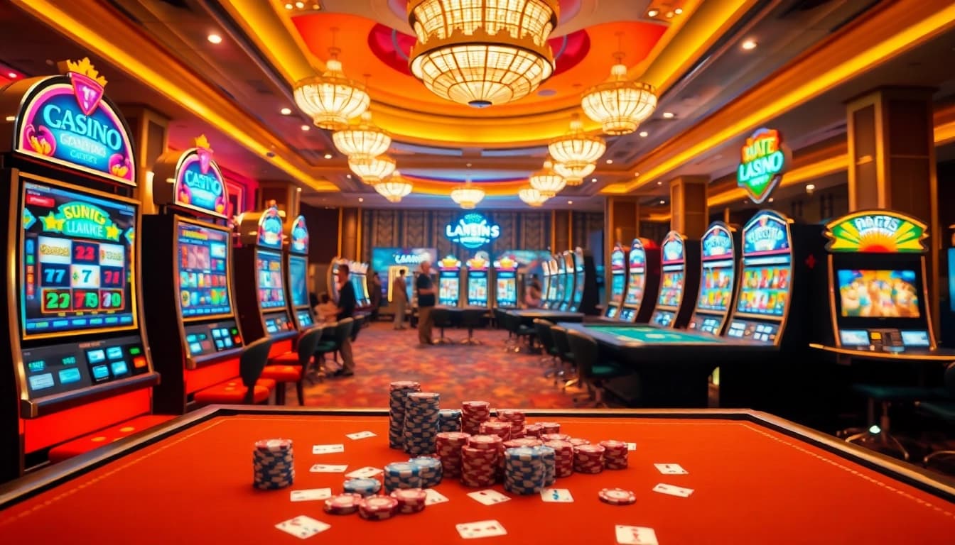Discover thrilling casinos ohne gewinnlimit filled with vibrant games and players enjoying their winning moments.