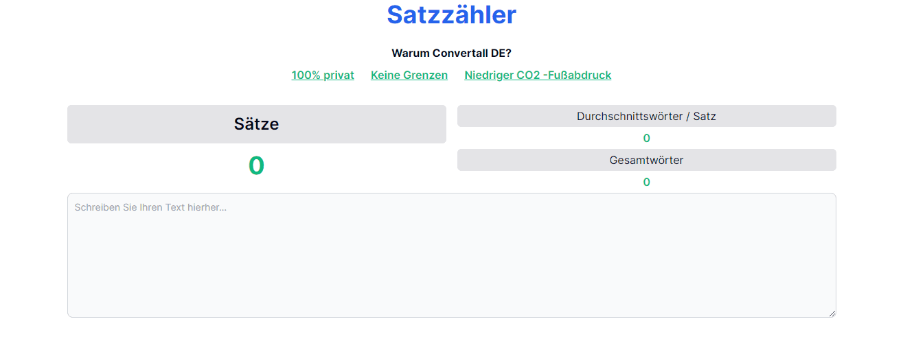 Die Seele des Satzzählers: Eine Quelle der Inspiration