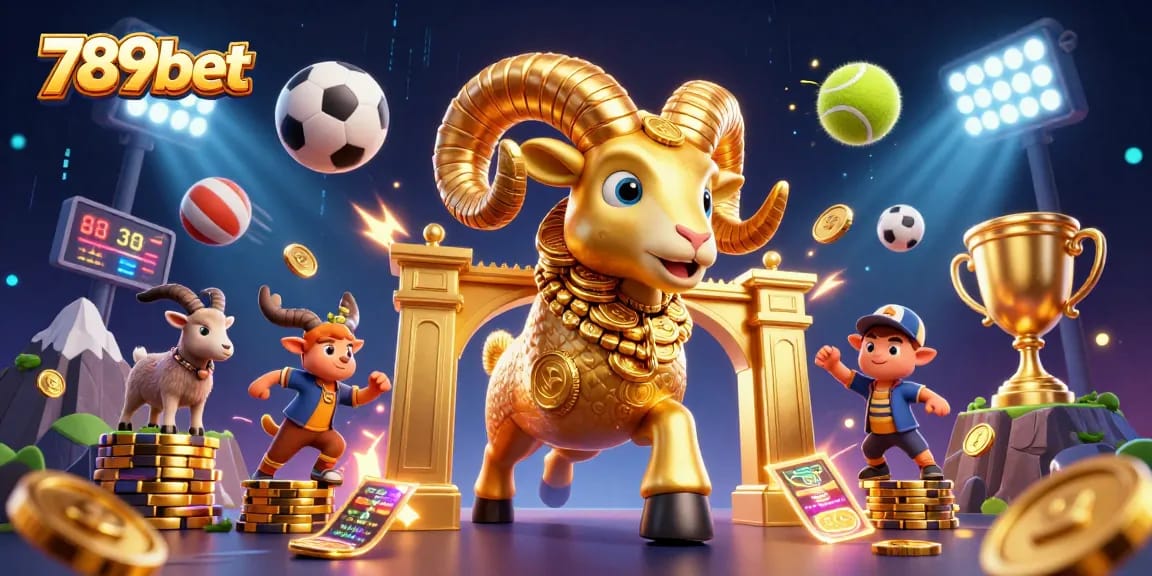 Experience exhilarating gaming action with vibrant 789bet illustration showcasing dynamic sports and casino elements.