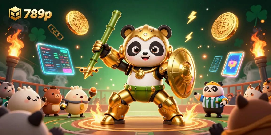 Experience the excitement of 789p gaming with vibrant 3D characters and casino elements