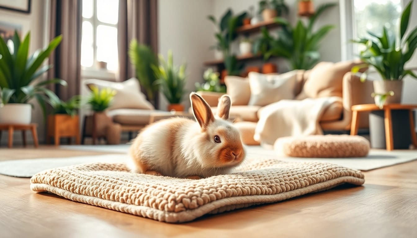 Die Hanfmatte bietet eine perfekte Entspannung für Nager und sorgt für Wärme und Komfort.