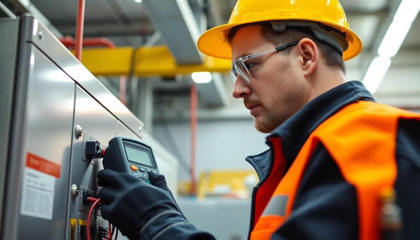 Conducting a DGUV V3 Prüfung ensures safety in workplace electrical systems and equipment.