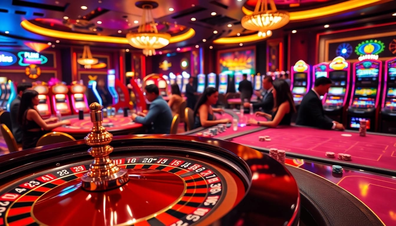 Exciting casino atmosphere showcasing top games at https://rr8888.in.net/ with players engaged in thrilling gambling.