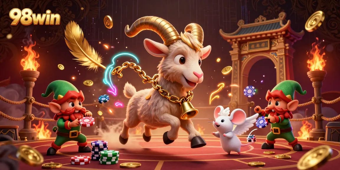 Experience the thrill of winning at 98win casino with lively characters, dynamic gameplay, and vibrant energy.