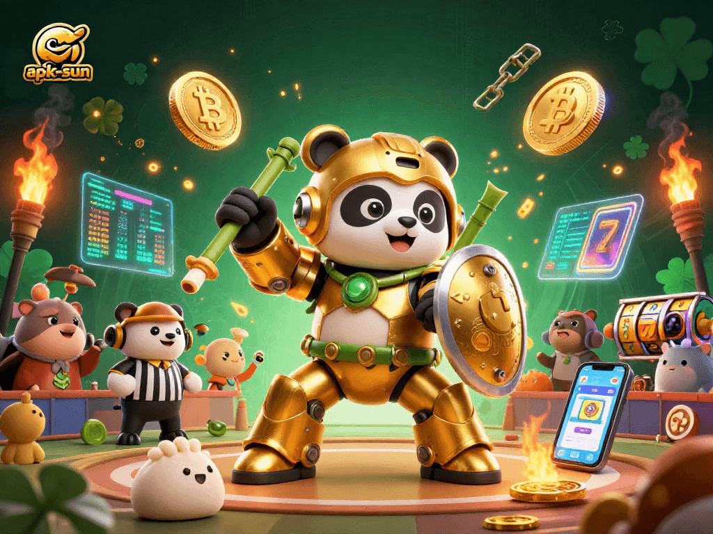 Experience thrilling gameplay with apk-sun at this vibrant casino scene full of excitement.