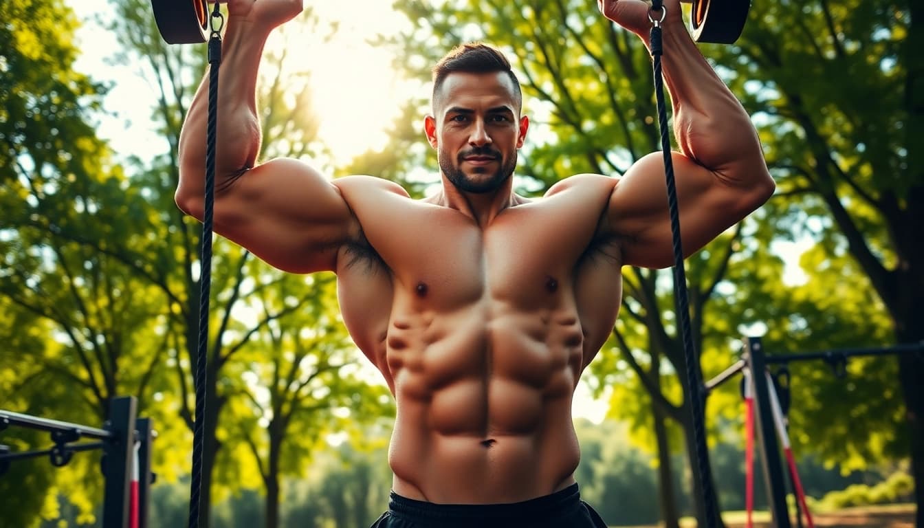 Trenbolon preis für Fitness-Enthusiasten zeigt professionellen Sportler in Aktion.