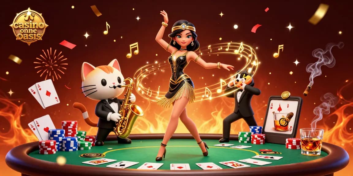 Experience the thrill of playing at casino ohne oasis with lively characters and vibrant game elements.