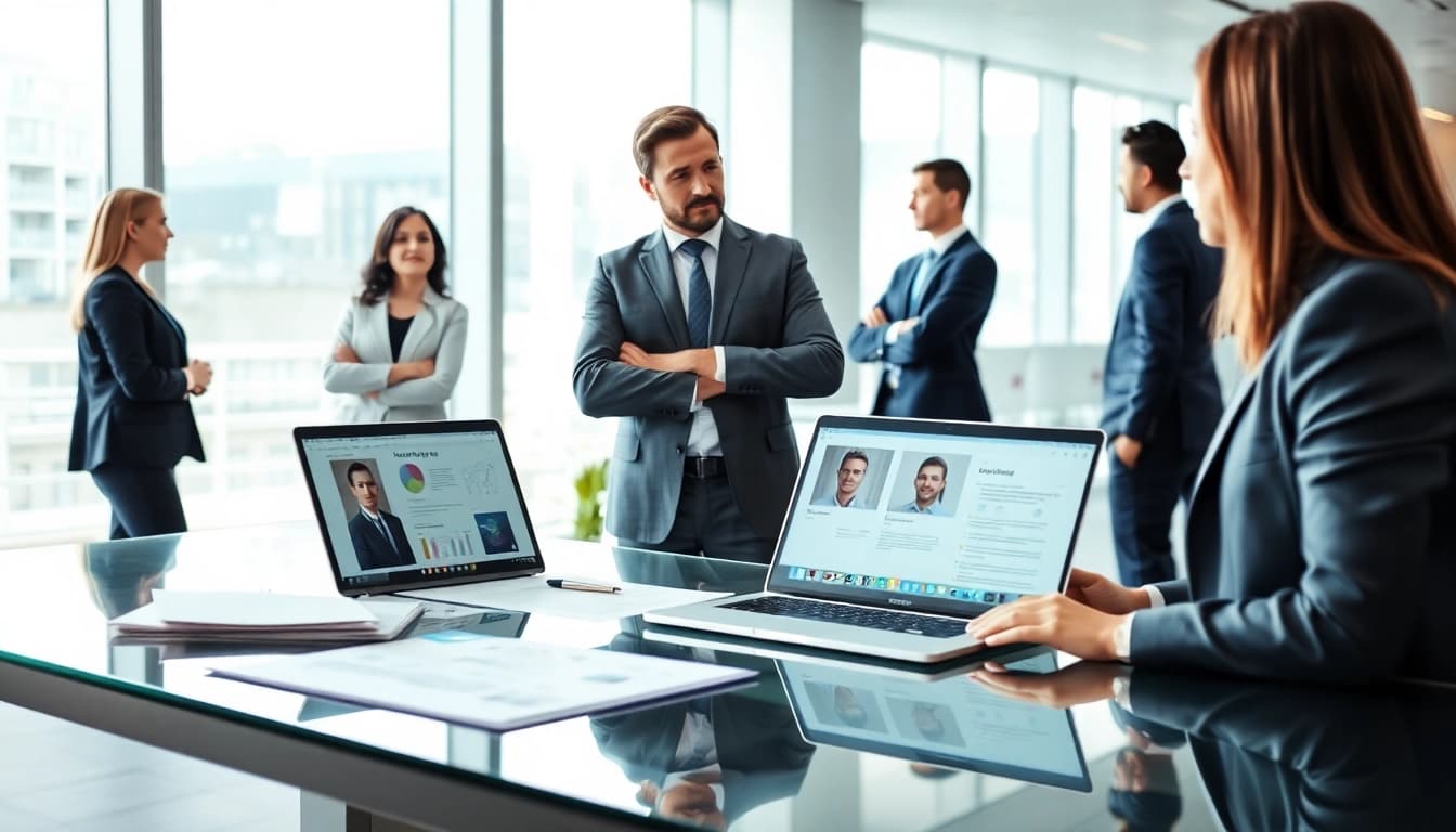 Headhunter Ingenieure engagiert sich für die besten Talente in einer dynamischen Büroumgebung.