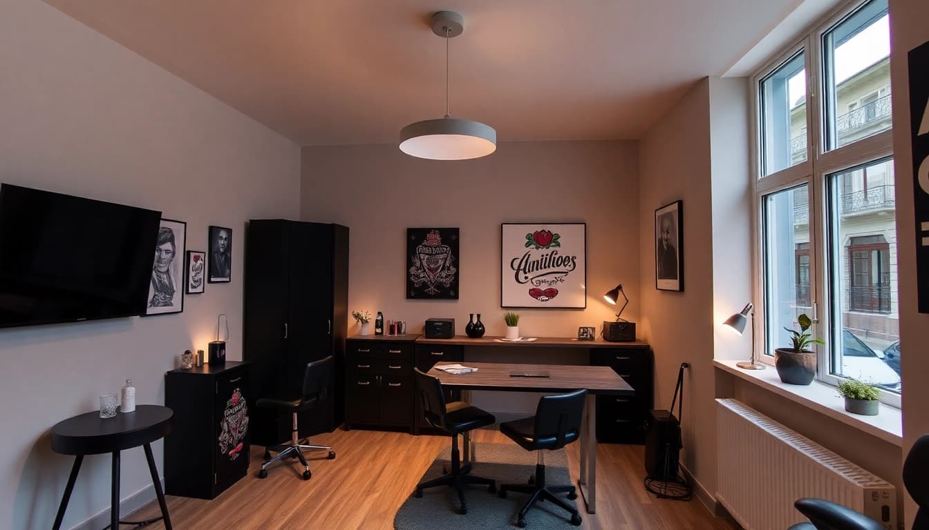 Tattoo Studio München bietet eine einladende Atmosphäre mit einzigartigen Kunstwerken und talentierten Künstlern.