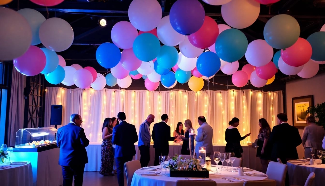 Servieren Sie köstliche Speisen mit unserem Partyservice bei einer festlichen Feier im eleganten Ambiente.