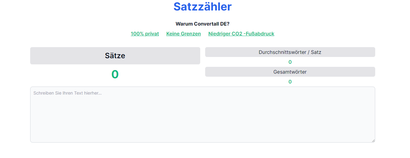 Die Seele des Satzzählers: Eine Quelle der Inspiration