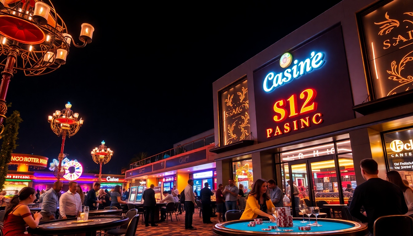 Spiele im Casino ohne Anmeldung und genieße das aufregende Ambiente mit lebendigen Lichtern und Unterhaltung.