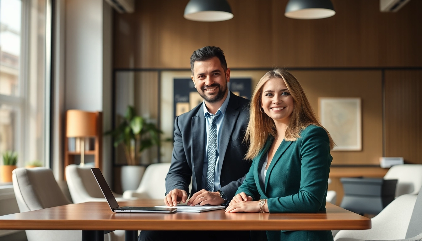 Headhunter im modernen Büro um hochqualifizierte Talente gezielt anzusprechen und zu vermitteln.