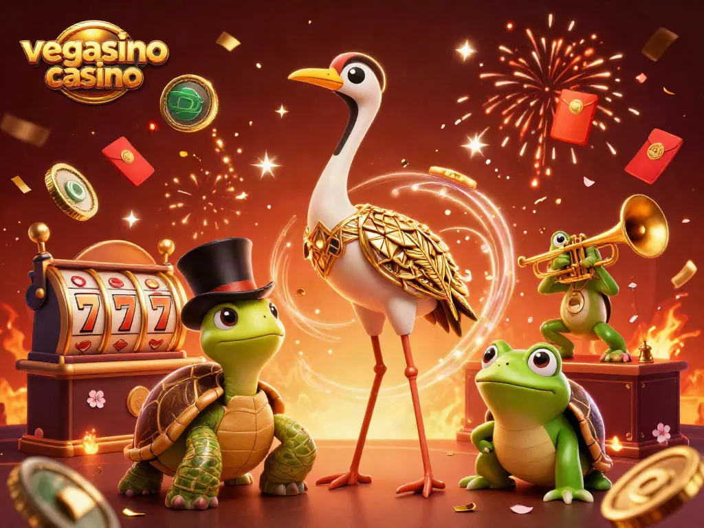 Experience thrilling gameplay at vegasino casino with vibrant characters and exciting game elements.