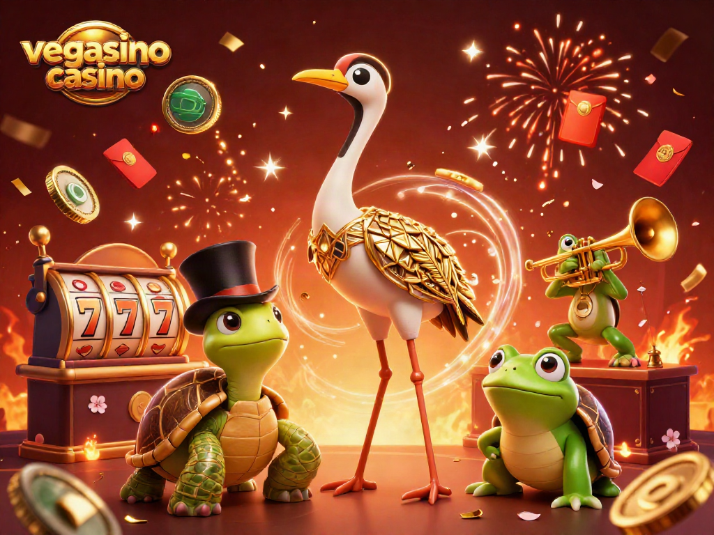 Experience thrilling gameplay at vegasino casino with vibrant characters and exciting game elements.
