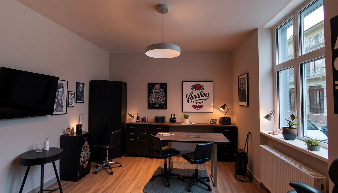 Tattoo Studio München bietet eine einladende Atmosphäre mit einzigartigen Kunstwerken und talentierten Künstlern.