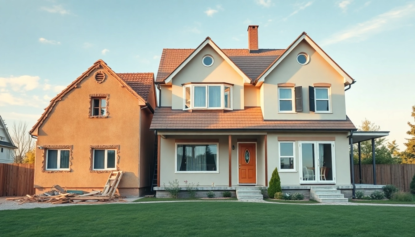 Hausrenovierung Schritt für Schritt: Transformation eines alten Hauses zu einem modernen Zuhause.