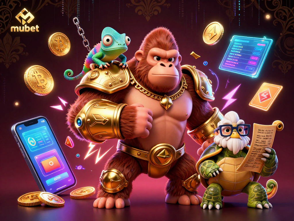 Engaging players with mubet's thrilling gambling experience in a vibrant 3D scene.
