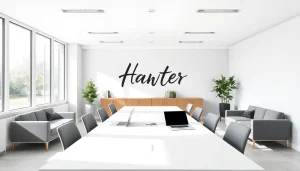 Moderne Bürolandschaft eines Headhunters Kassel mit eleganter Einrichtung.