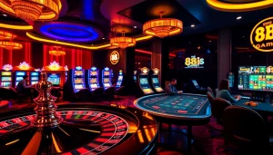 Experience thrilling moments at the 88i game online casino with exciting tables and vibrant slot machines.