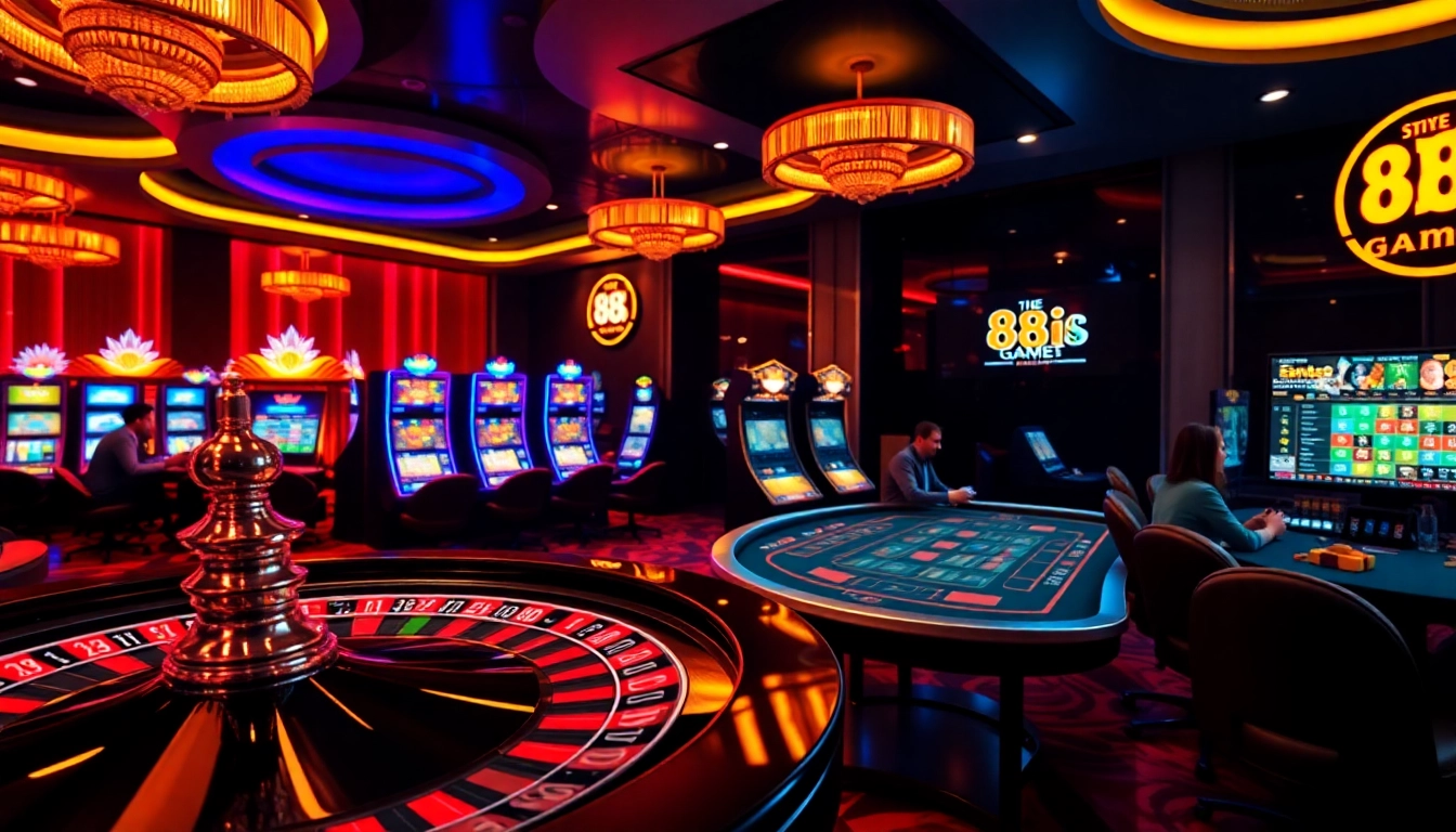 Experience thrilling moments at the 88i game online casino with exciting tables and vibrant slot machines.
